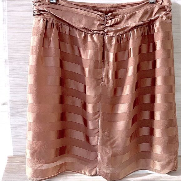 Vintage Diane Von Furstenberg 100% silk pink mini skirt size XS - Picture 10 of 11